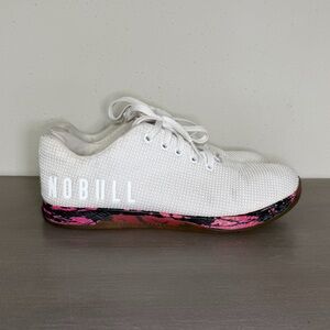 No Bull White Trainer Granite Camo Workout Shoes Men’s 9.5 Women's 11